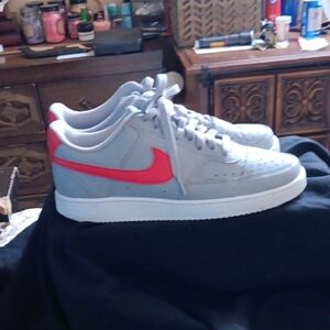 Nike Court Vision Low Next To Nature In Wolf Grey  Men's Sneakers